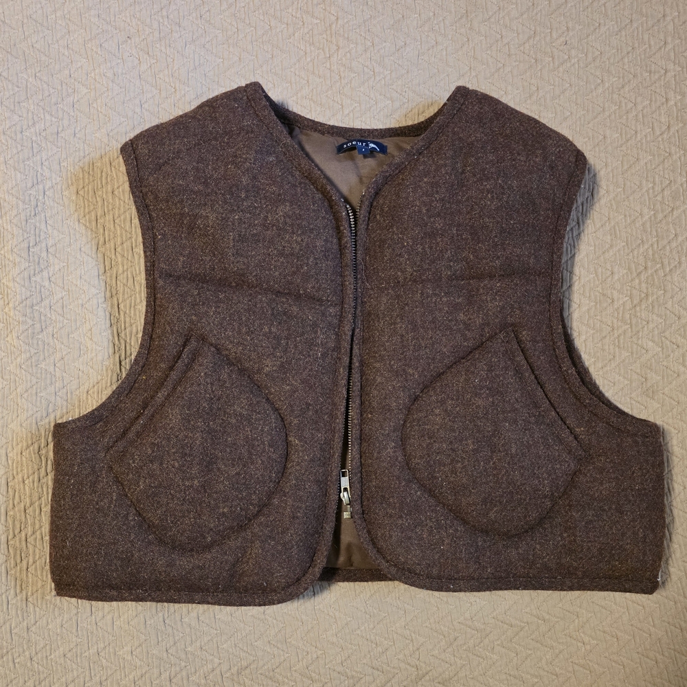 Soeur Chocolate Brown Women's Vest